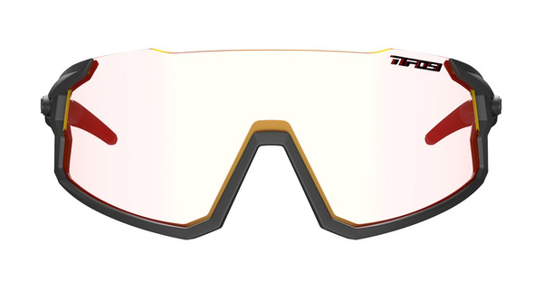 Okulary TIFOSI STASH CLARION FOTOTEC matte gunmetal (1 szkło Clarion Red FOTOCHROM 64%-14% transmisji światła) (NEW)