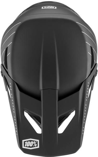 Kask full face dziecięcy 100% STATUS Essential Black