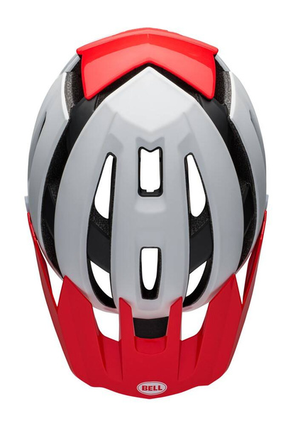 Kask full face BELL SUPER AIR R MIPS SPHERICAL (biało-czerwony)