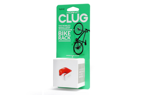 Uchwyt ścienny do roweru Hornit Clug Hybrid M (biało-pomarańczowy)
