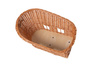 Kosz tylny na bagażnik BASIL PASJA dla zwierząt MIK 45cm, MIK System (ready to go) wiklinowy natural (NEW).