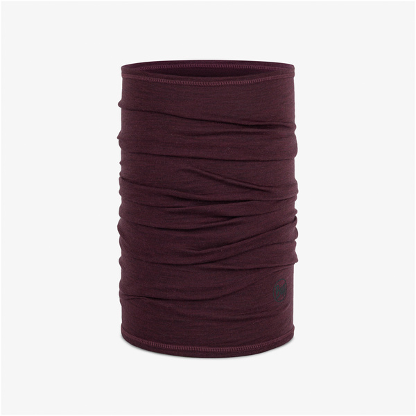 Bandana BUFF MERINO LIGHTWEIGHT SOLID GARNET