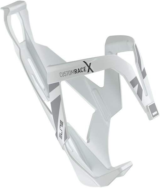 Koszyk bidonu Elite Custom Race X White Glossy Grey