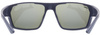 Okulary Uvex Sportstyle 233 P (granatowy mat | niebieskie soczewki Polavision® litemirror S3)