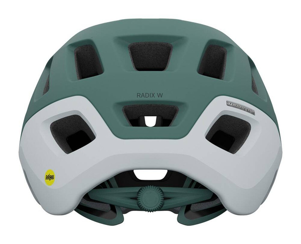 Kask rowerowy damski MTB GIRO RADIX INTEGRATED MIPS zielono-biały