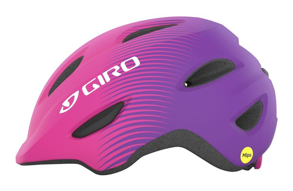 Kask dziecięcy GIRO SCAMP MIPS (fioletowo-różowy)