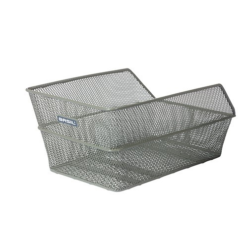 Kosz tylny na bagażnik BASIL CENTO FM, FIXED MOUNTED, mocowanie stałe, stalowy olive green (NEW)