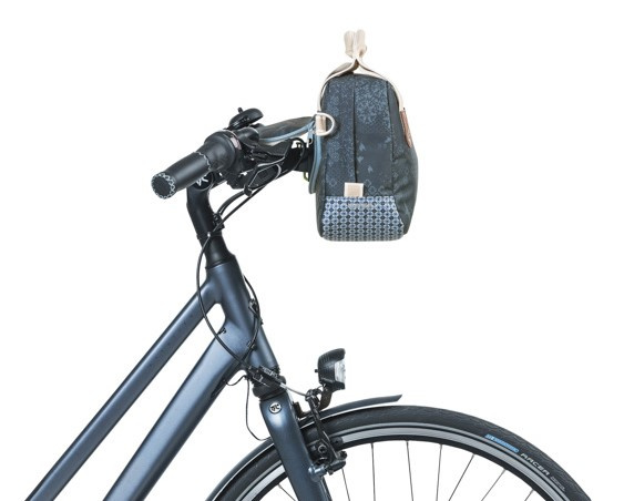 Torba na kierownicę BASIL BOHEME CITY KF, indigo blue (bez płytki mocującej), 8L (WYPRZEDAŻ -50%)