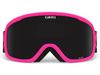 Gogle damskie zimowe GIRO MOXIE PINK THROWBACK (soczewka ULTRA BLACK i soczewka YELLOW)