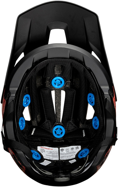 Kask full face Leatt MTB Enduro 3.0 V25 (wypinana szczęka 3w1) Rust