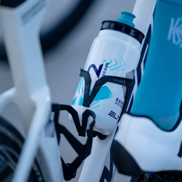Koszyk bidonu Elite Custom Race X Titanium Metal Black