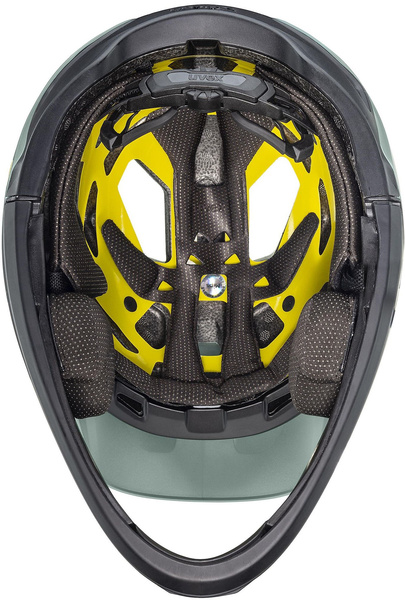 Kask fullface Uvex Revolt MIPS (zielono-czarny)