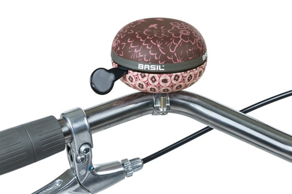 Dzwonek rowerowy BASIL BIG BELL BOHEME 80mm, fig red (WYPRZEDAŻ -50%)