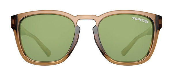 Okulary TIFOSI SMIRK (miodowe; soczewka zielona 15% transmisji światła)
