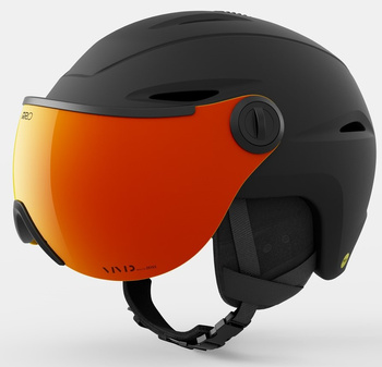 Kask zimowy GIRO VUE MIPS (matte black/VIVID ember) (2026)