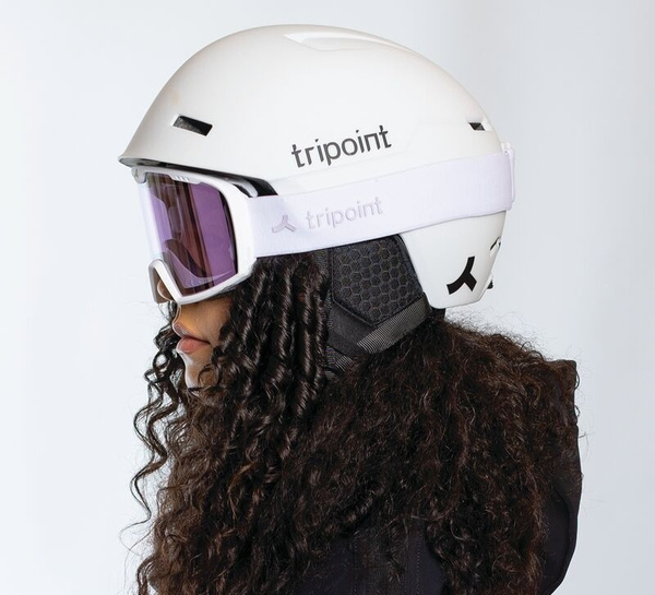 Kask narciarski TRIPOINT 201 Trdkova (biały)