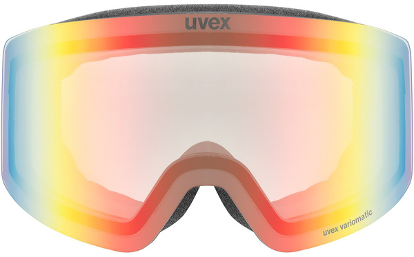 Gogle narciarskie fotochromowe UVEX Provoqe pro V (czarny mat | wielokolorowe soczewki S1-S3)