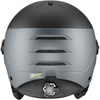 Kask narciarski Uvex Wanted Visor Pro V (czarno-srebrny)