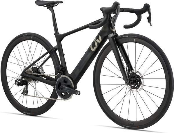 Rower szosowy elektryczny damski Giant Liv Avail Advanced E+ Elite 0 (2025) | karbonowy | Raw Carbon