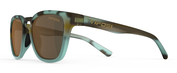 Okulary TIFOSI SMIRK (niebiesko-zielony; soczewka brązowa 16% transmisji światła)