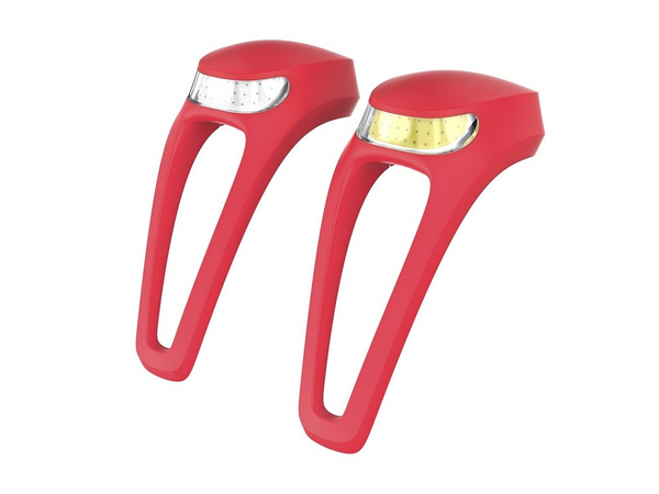 Zestaw lampek Knog Frog V3 (czerwony)