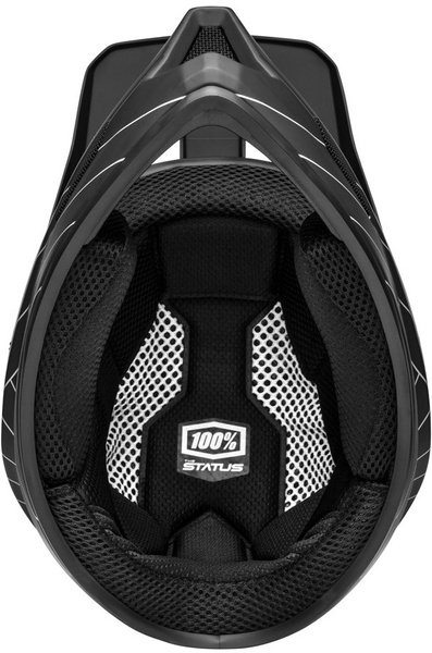 Kask full face dziecięcy 100% STATUS Essential Black