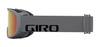 Gogle zimowe GIRO CRUZ GREY WORDMARK (soczewka lustrzana kolorowa AMBER SCARLET)