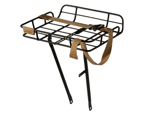 Bagażnik przedni BASIL PORTLAND FRONT CARRIER HIGH 26"-28", 25 litrów/10 kg, czarny (NEW)