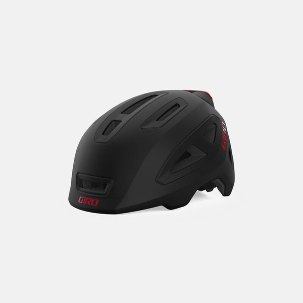 Kask dziecięcy GIRO SCAMP II (czarno-czerwony)