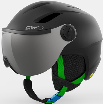 Kask zimowy dziecięcy GIRO BUZZ MIPS (matte black party blocks) (2026)