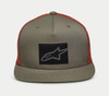 Czapka z daszkiem ALPINESTARS SUSSED TRUCKER (szaro-pomarańczowa)
