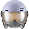 Kask narciarski dziecięcy Uvex Rocket Jr. Visor (lawendowy)