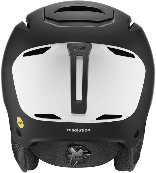 Kask narciarski Uvex Resolution MIPS (czarno-biały)