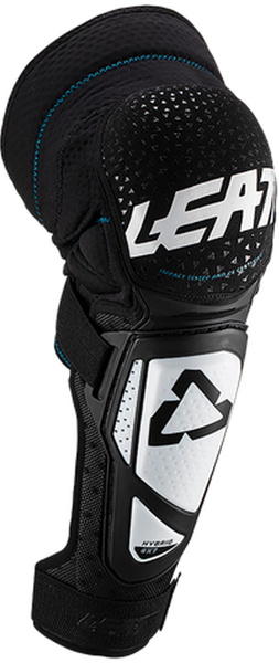 Ochraniacze kolan i piszczeli Leatt 3DF Hybrid EXT (czarno-białe)