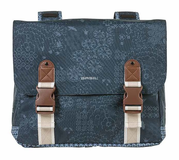 Sakwa na bagażnik podwójna Basil Beheme Double Pannier Bag (niebieska 35 litrów)