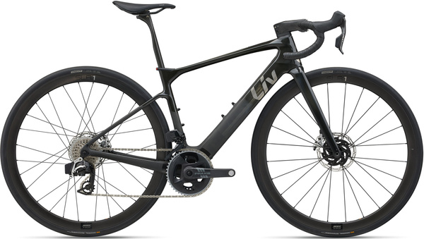 Rower szosowy elektryczny damski Giant Liv Avail Advanced E+ Elite 0 (2025) | karbonowy | Raw Carbon