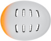 Kask miejski Lazer One+ Silver Orange