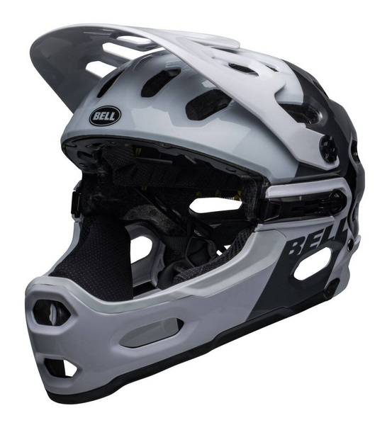 Kask full face BELL SUPER 3R MIPS (biało-czarny)
