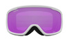 Gogle damskie zimowe GIRO MOXIE WHITE GREY CHUTE (soczewka AMBER PINK i soczewka YELLOW)