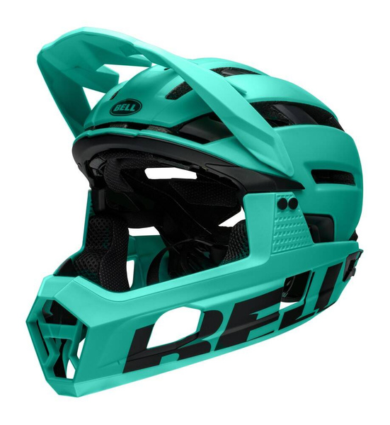 Kask full face BELL SUPER AIR R MIPS SPHERICAL (turkusowy)
