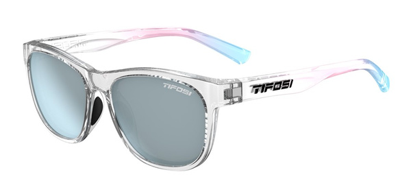 Okulary TIFOSI SWANK (białe; soczewka szaro-niebieska 15% transmisji światła)