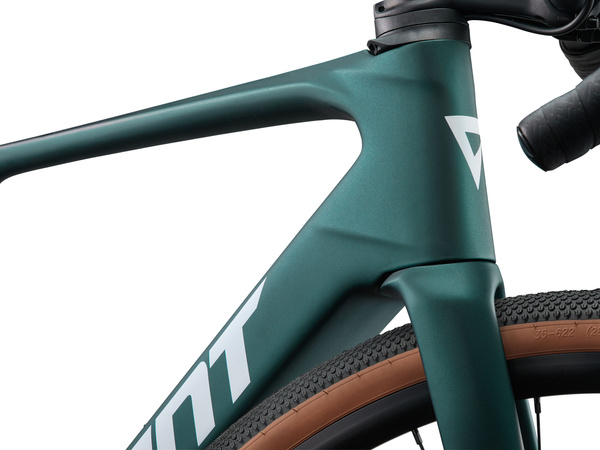 Rower szosowy elektryczny Giant Defy Advanced E+ Elite AR (2025) | karbonowy | Kelp Forest