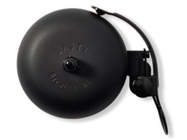 Dzwonek rowerowy BASIL PORTLAND BELL BRASS 55mm, klasyczny, matt blackl (NEW)