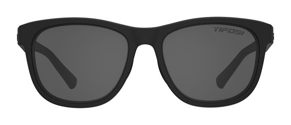 Okulary TIFOSI SWANK (czarne; soczewka szara 15% transmisji światła)