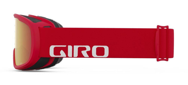 Gogle zimowe GIRO CRUZ RED & WHITE WORDMARK (soczewka lustrzana kolorowa AMBER SCARLET)