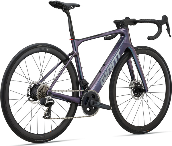 Rower szosowy elektryczny Giant Defy Advanced E+ Elite 0 (2025) | karbonowy | Blue Dragonfly
