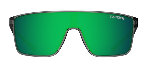 Okulary TIFOSI SANCTUM crystal smoke (szare; soczewka zielona 14% transmisji światła)