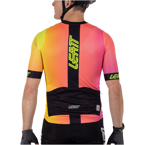 Koszulka Leatt MTB Endurance 6.0 (różowo-żółta)