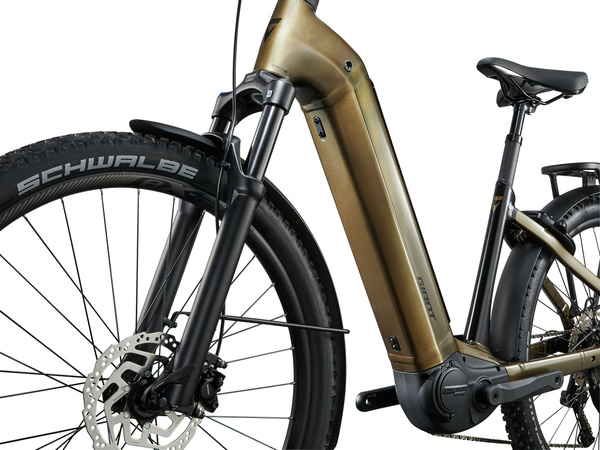 Rower trekkingowy elektryczny Giant AnyTour X E+ 3 (2024) Pyrite Brown