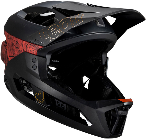 Kask full face Leatt MTB Enduro 3.0 V25 (wypinana szczęka 3w1) Rust